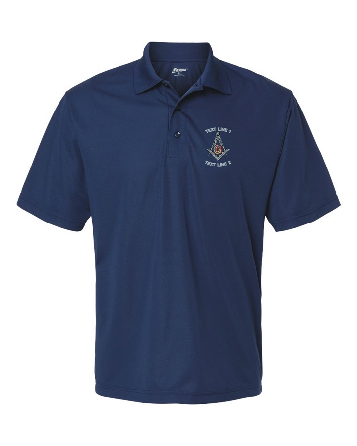 Masonic Polyester Moisture Wicking Polo #954 (image for) Masonic Polyester Moisture Wicking Polo #954